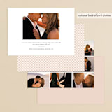 "Modern Type" - Rehearsal Dinner Invitations in Dusty Rose by Creo Study - Back of Card Options