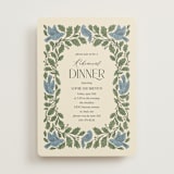 "birdies" - Rehearsal Dinner Invitations in Bluebird by Jen Owens - Front
