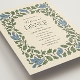 "birdies" - Rehearsal Dinner Invitations in Bluebird by Jen Owens - Detail