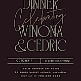 "Chourico" - Rehearsal Dinner Invitations in Onyx by chocomocacino - Detail