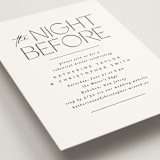 "Crisp" - Rehearsal Dinner Invitations in Frost by Creo Study - Detail