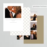 "Traditional Rehearsal Dinner" - Rehearsal Dinner Invitations in Quartz by Joanna Griffin - Back of Card Options