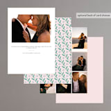 "Delight" - Rehearsal Dinner Invitations in Blush by Elly - Back of Card Options