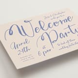 "Casualized" - Rehearsal Dinner Invitations in Sky by Inkblot Design - Detail