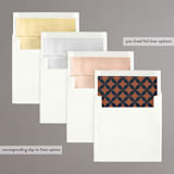"Round" - Rehearsal Dinner Invitations in Midnight by Gwen Bedat - Envelope Liner Options