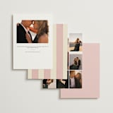 "Tailored Frame" - Rehearsal Dinner Invitations in Peony by Baumbirdy - Back of Card Options
