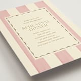 "Tailored Frame" - Rehearsal Dinner Invitations in Peony by Baumbirdy - Detail
