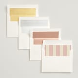 "Tailored Frame" - Rehearsal Dinner Invitations in Peony by Baumbirdy - Envelope Liner Options