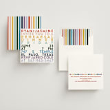 "Rainbow Rehearsal" - Rehearsal Dinner Invitations in Confetti by Carolyn Hunt - Assembled