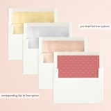 "Ink scribble" - Rehearsal Dinner Invitations in Rosebud by Adelyn T. - Envelope Liner Options