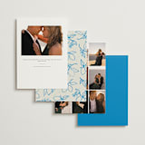 "Mediterraneo" - Rehearsal Dinner Invitations in Ocean by Pati Cascino - Back of Card Options