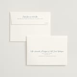 "Empire" - Rehearsal Dinner Invitations in Dusty Blue by Jennifer Postorino - FREE Recipient Addressing