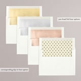 "Classic Initials" - Rehearsal Dinner Invitations in Midnight by mo kelley - Envelope Liner Options