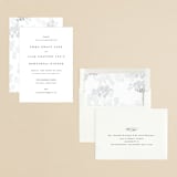 "A Thousand Years" - Rehearsal Dinner Invitations in Classic White by Design Lotus - Assembled