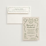 "Western" - Rehearsal Dinner Invitations in Lasso by Claudia Orengo - Invitation with Envelope