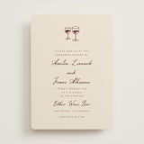 "Winery" - Rehearsal Dinner Invitations in Chardonnay by Katharine Watson - Front