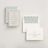 "Seaside Serenade" - Rehearsal Dinner Invitations in Marine by Lucrecia Caporale - Assembled