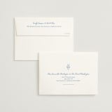 "Seaside Serenade" - Rehearsal Dinner Invitations in Marine by Lucrecia Caporale - FREE Recipient Addressing