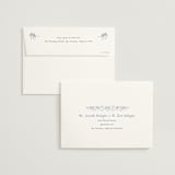 "Bridal Border" - Rehearsal Dinner Invitations in Azure by frau brandt - FREE Recipient Addressing