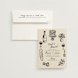 "That's Amore" - Rehearsal Dinner Invitations in Papyrus by Itsy Belle Studio - Invitation with Envelope