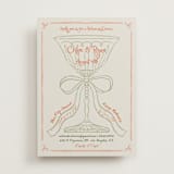 "Toast" - Rehearsal Dinner Invitations in Sunset by Elly - Front