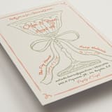"Toast" - Rehearsal Dinner Invitations in Sunset by Elly - Detail