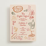 "That's Amore." - Rehearsal Dinner Invitations in Cabernet by Jenna Holcomb - Front