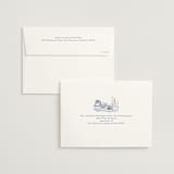 "Table feast" - Rehearsal Dinner Invitations in Balmy Blue by Sabrin Deirani - FREE Recipient Addressing