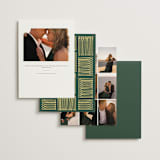 "Matchbooks" - Rehearsal Dinner Invitations in Vetiver by Jennifer Lew - Back of Card Options