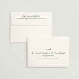 "Matchbooks" - Rehearsal Dinner Invitations in Vetiver by Jennifer Lew - FREE Recipient Addressing
