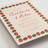 "Olive Bites" - Rehearsal Dinner Invitations in Saucy by Anna Elder - Detail