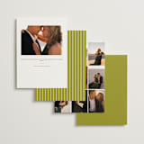 "Candles" - Rehearsal Dinner Invitations in Lemongrass by Jenna Holcomb - Back of Card Options