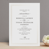 "Eloquence" - Rehearsal Dinner Invitations in Goldenrod by Kimberly FitzSimons - Front