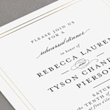 "Eloquence" - Rehearsal Dinner Invitations in Goldenrod by Kimberly FitzSimons - Detail