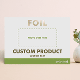 "Landscape Custom" - Rehearsal Dinner Invitations in Golden by Minted - Front