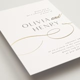 "Forever And" - Rehearsal Dinner Invitations in Snow by Jen Banks - Detail