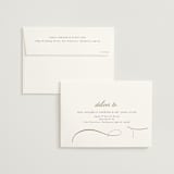 "Forever And" - Rehearsal Dinner Invitations in Snow by Jen Banks - FREE Recipient Addressing