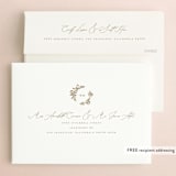 "Reflection" - Rehearsal Dinner Invitations in Porcelain by Leah Bisch - FREE Recipient Addressing