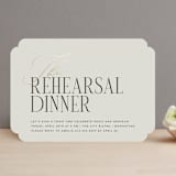 "Chic Celebration" - Rehearsal Dinner Invitations in Ecru by Louise Kay - Front