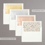 "chic arch" - Rehearsal Dinner Invitations in Cream by Benita Crandall - Envelope Liner Options