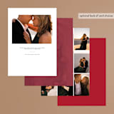 "floral" - Rehearsal Dinner Invitations in Maroon by Lori Wemple - Back of Card Options