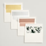 "Tropics" - Rehearsal Dinner Invitations in Palm by Gwen Bedat - Envelope Liner Options