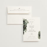 "Tropics" - Rehearsal Dinner Invitations in Palm by Gwen Bedat - Invitation with Envelope