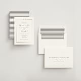 "Luster" - Rehearsal Dinner Invitations in Cotton by Stacey Meacham - Assembled