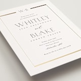 "Luster" - Rehearsal Dinner Invitations in Cotton by Stacey Meacham - Detail