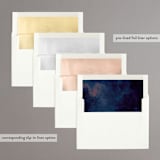 "oponki" - Rehearsal Dinner Invitations in Deep Sea by chocomocacino - Envelope Liner Options
