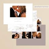 "At Last" - Rehearsal Dinner Invitations in Stone by Susan Asbill - Back of Card Options