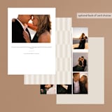 "Layered" - Rehearsal Dinner Invitations in Natural by Kelly Schmidt - Back of Card Options