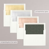 "Forest Stars" - Rehearsal Dinner Invitations in Forest by Becky Nimoy - Envelope Liner Options