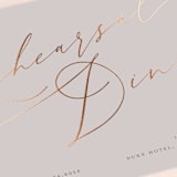 "Flowy Script" - Rehearsal Dinner Invitations in Hydrangea by letterfix - Detail